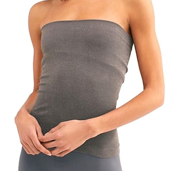 Free People Tops - 🟢SALE 2/$25🟢 Free People Intimately Seamless Sparkle Tube Top
